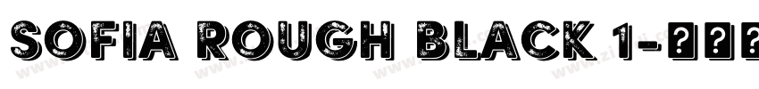 Sofia Rough Black 1字体转换